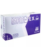 Gants d'examen latex non poudrés non stériles Medi-Tex